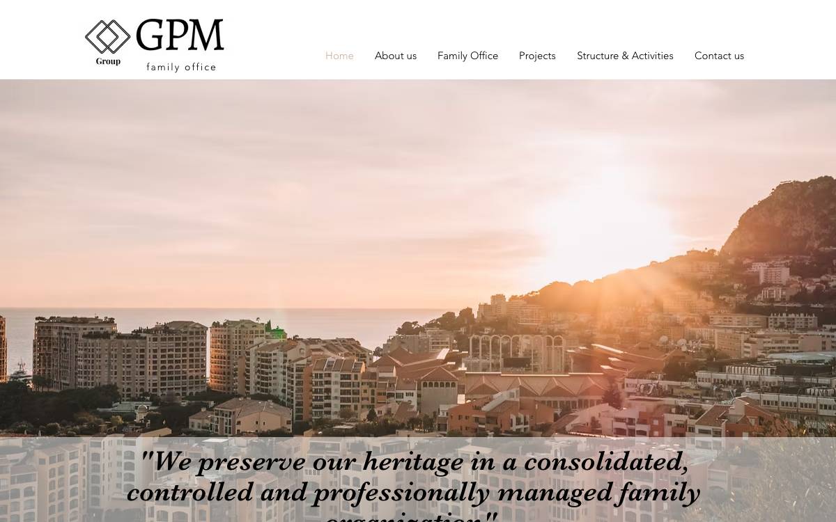 GPM Group website preview