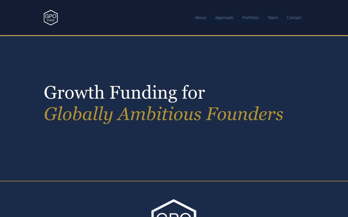 GPO Fund website preview