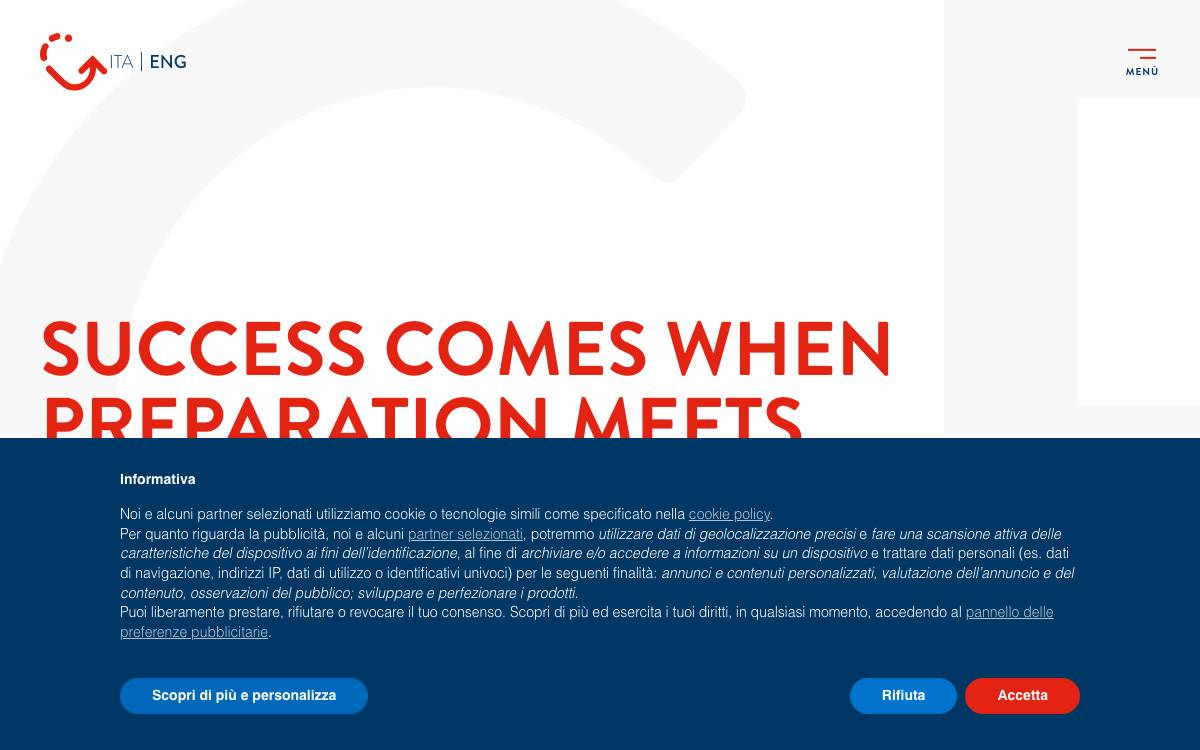Gradiente SGR S.p.A. website preview