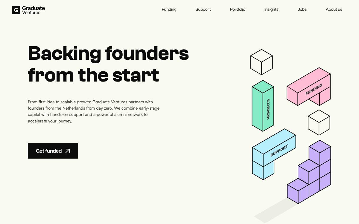 Graduate Entrepreneur website preview