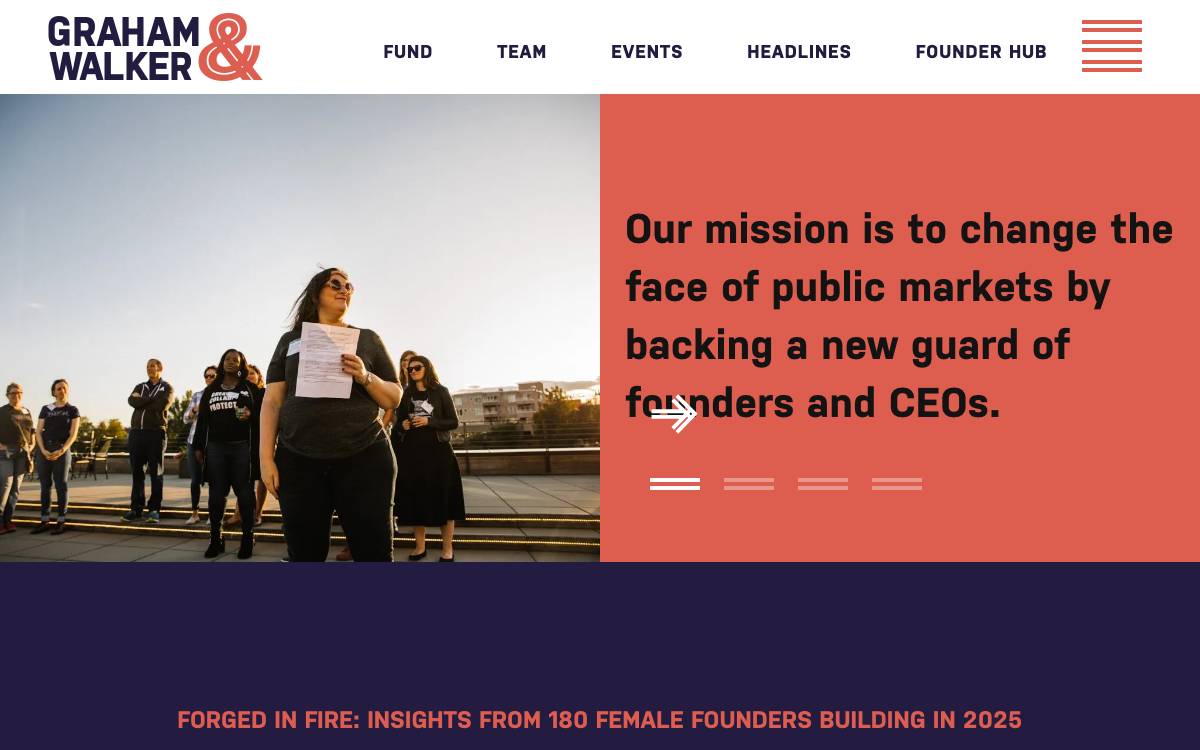 Graham Walker Venture website preview