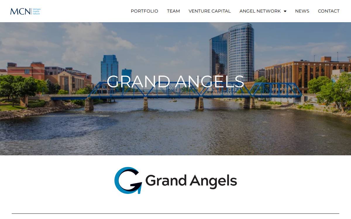 Grand Angels Venture website preview