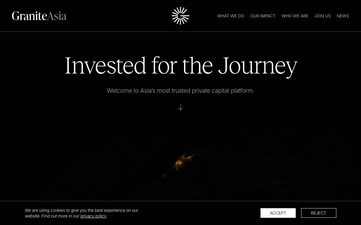 Granite Asia website preview