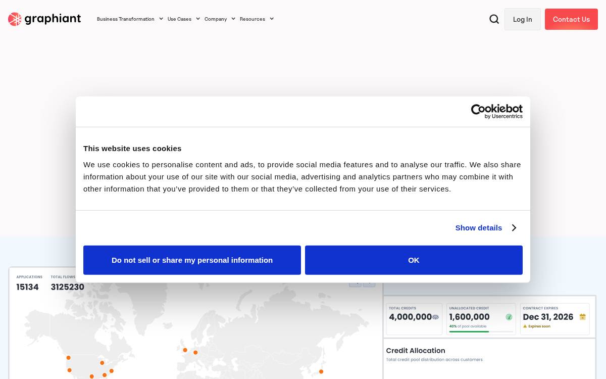 Graphiant website preview