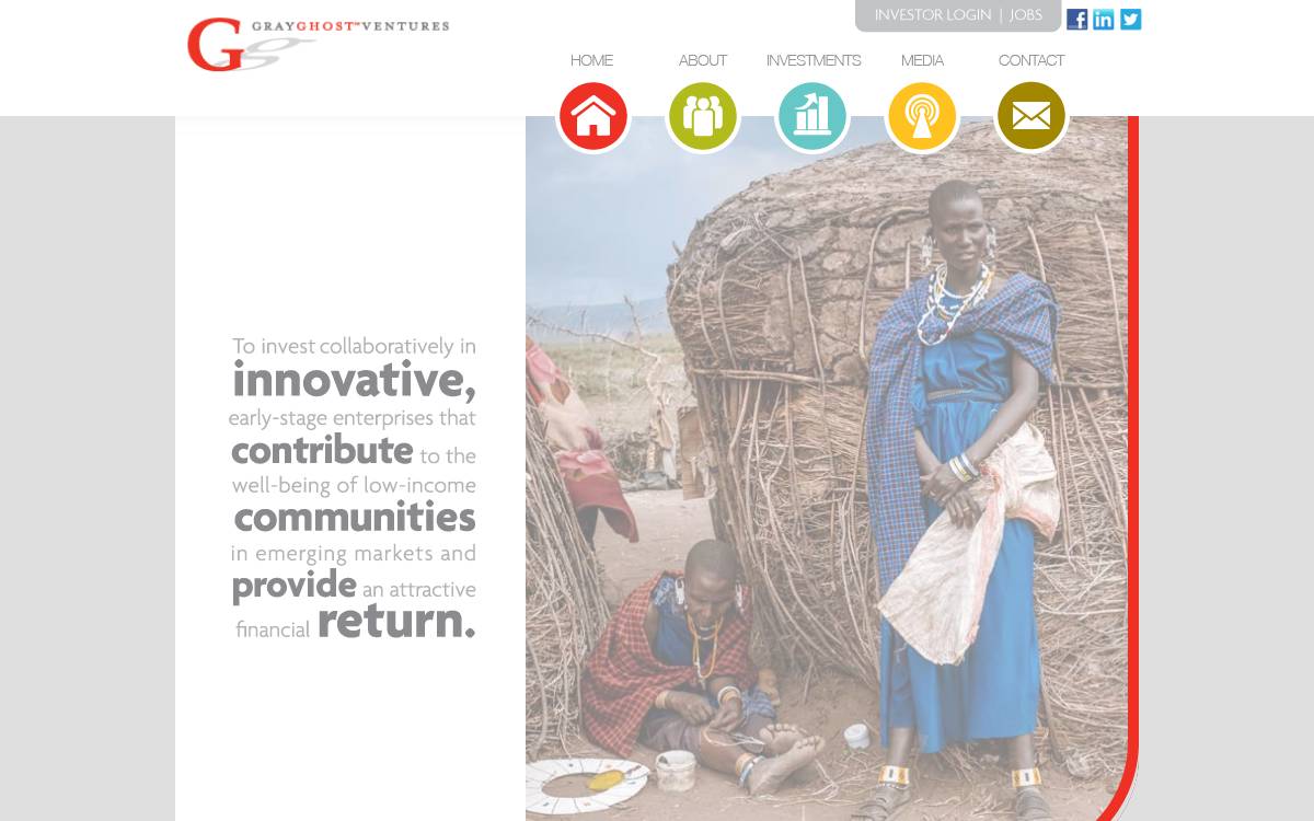 Gray Ghost Ventures website preview