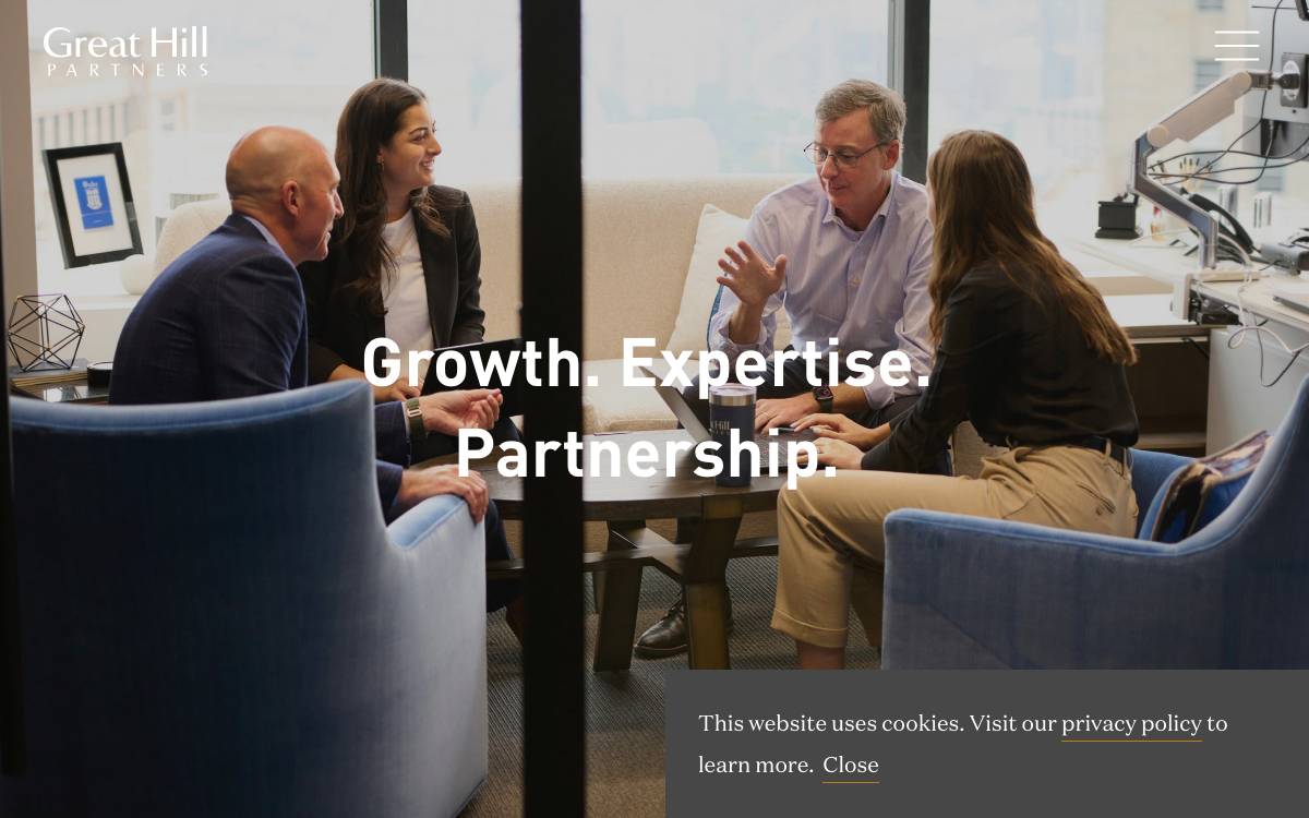Great Hill Partners website preview