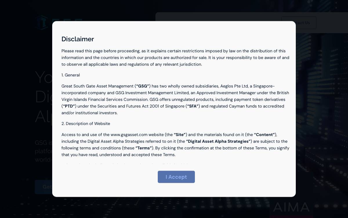 Great South Gate website preview