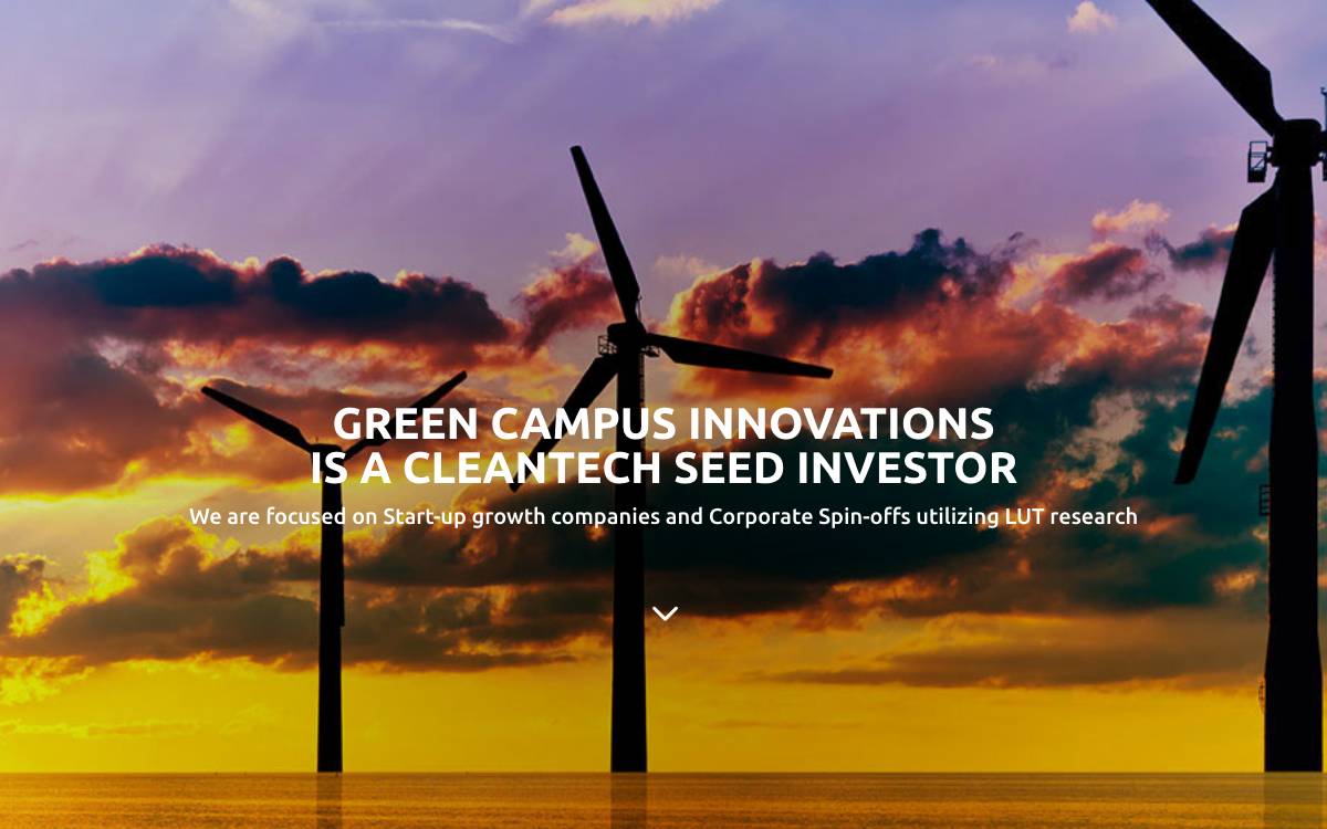 Green Campus Innovations website preview