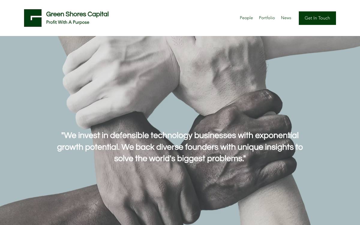 Green Shores Capital website preview