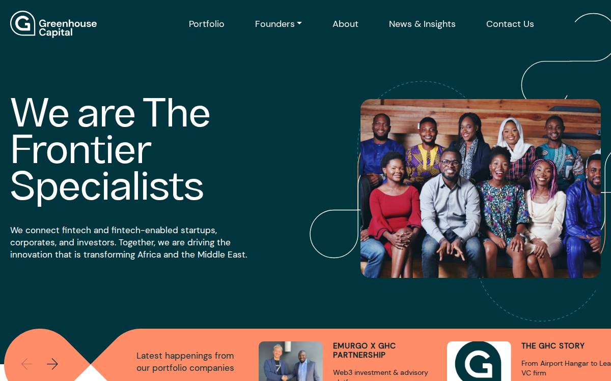 GreenHouse Capital website preview