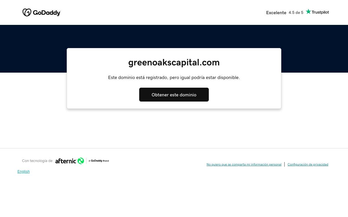 Greenoaks Capital website preview