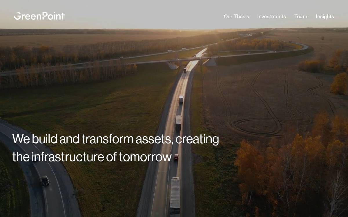 GreenPoint Partners website preview