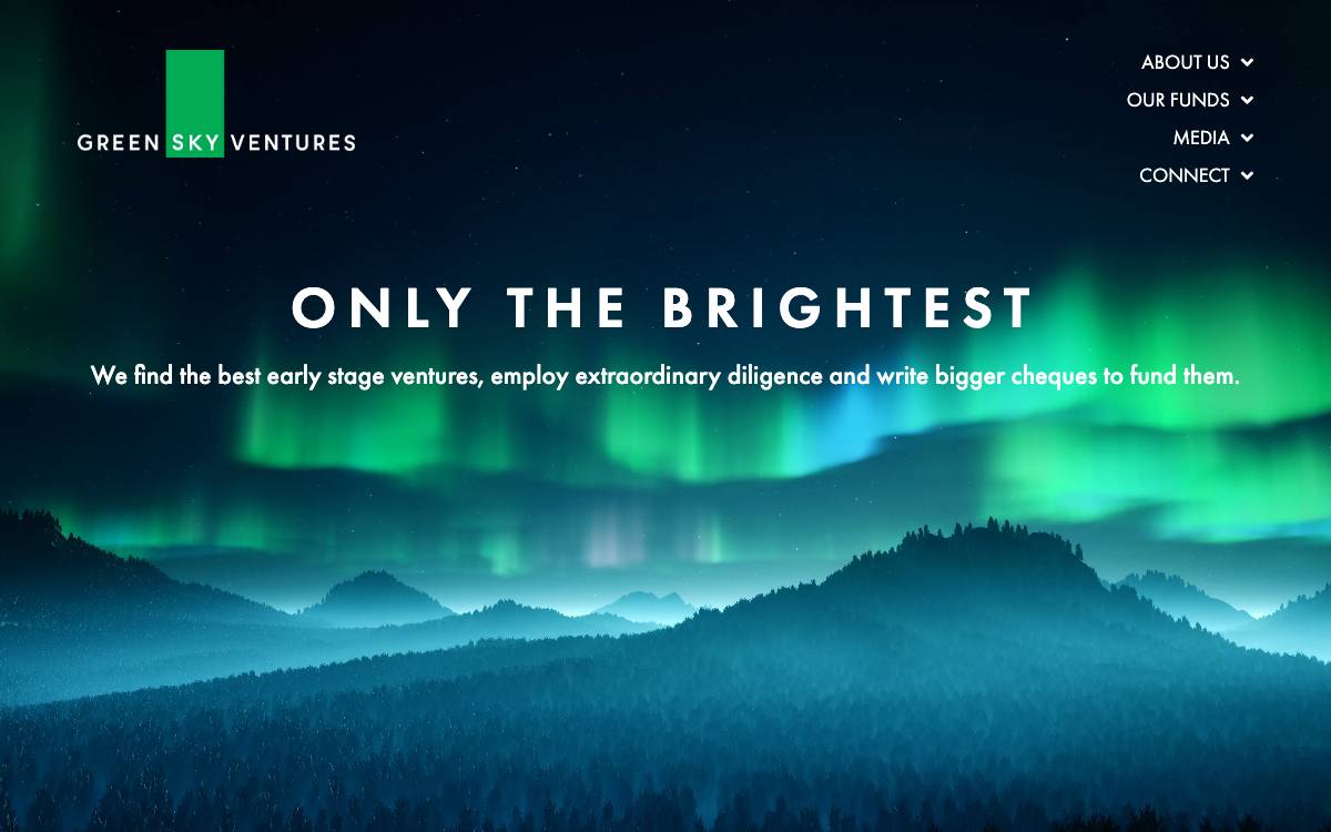 GreenSky Ventures website preview
