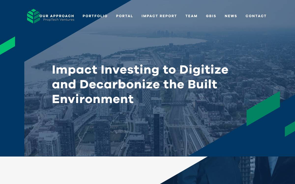 Greensoil PropTech Ventures website preview