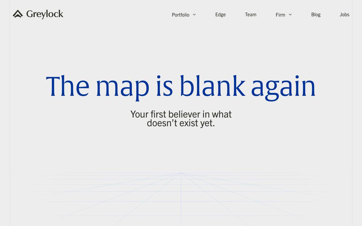 Greylock Partners website preview