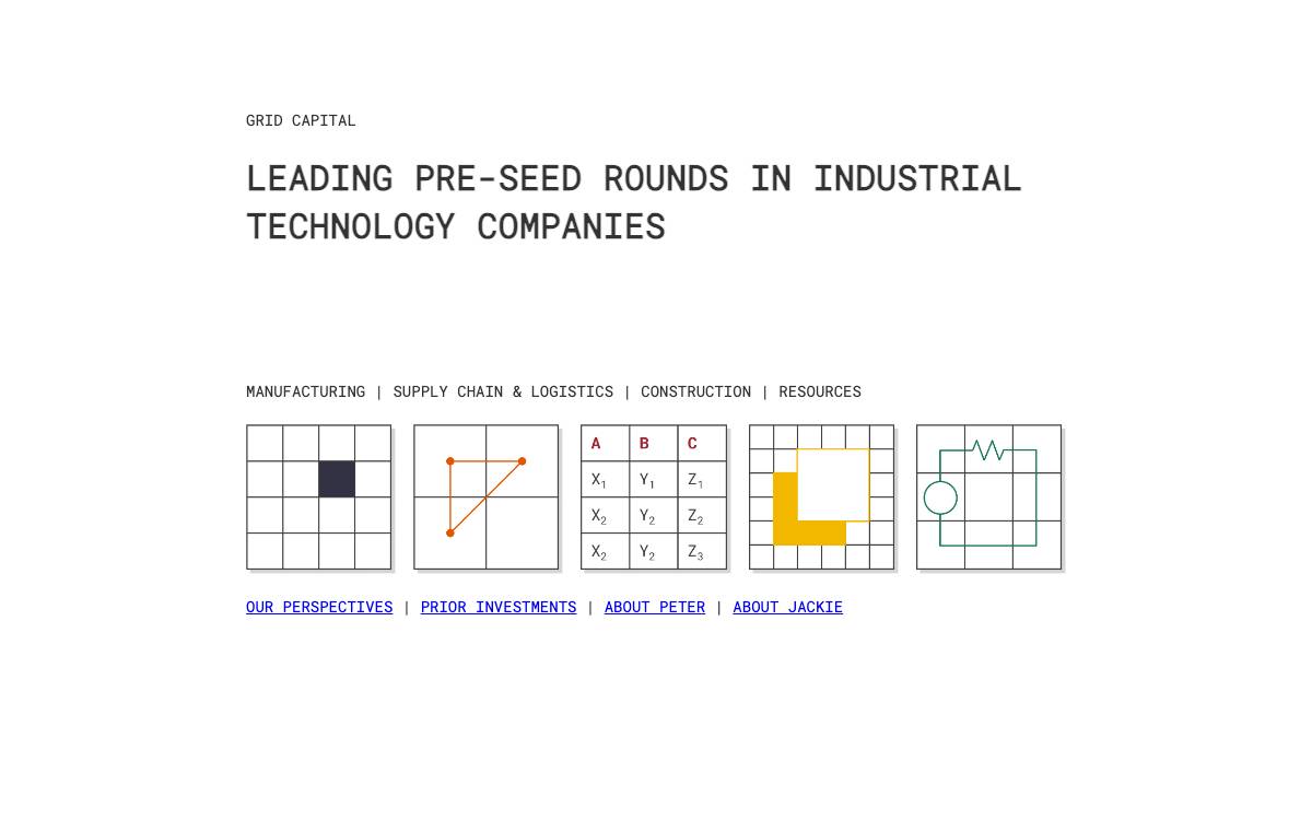 Grid Capital website preview