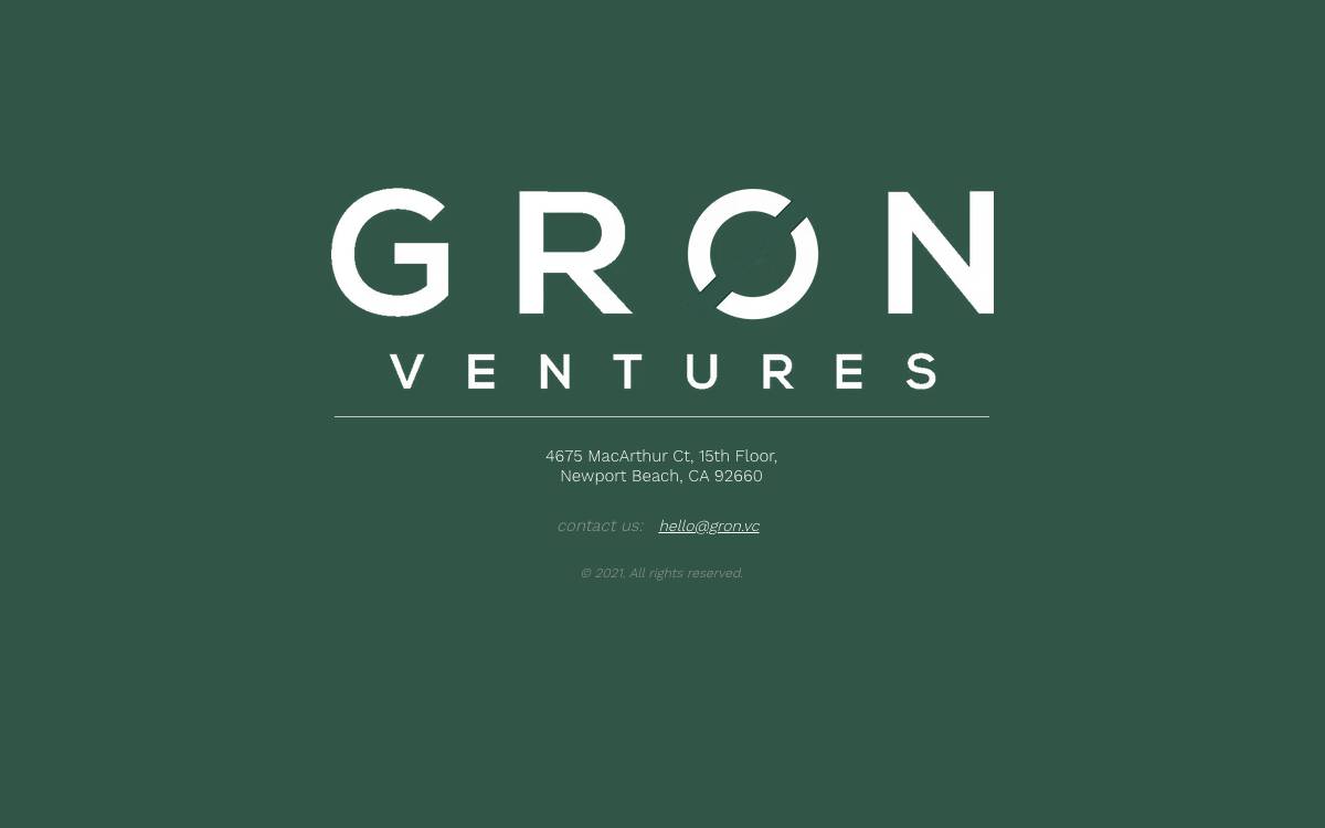Gron Ventures, Llc website preview