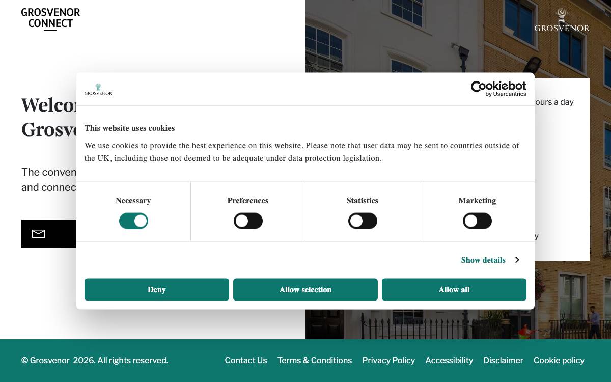 Grosvenor Food & AgTech website preview