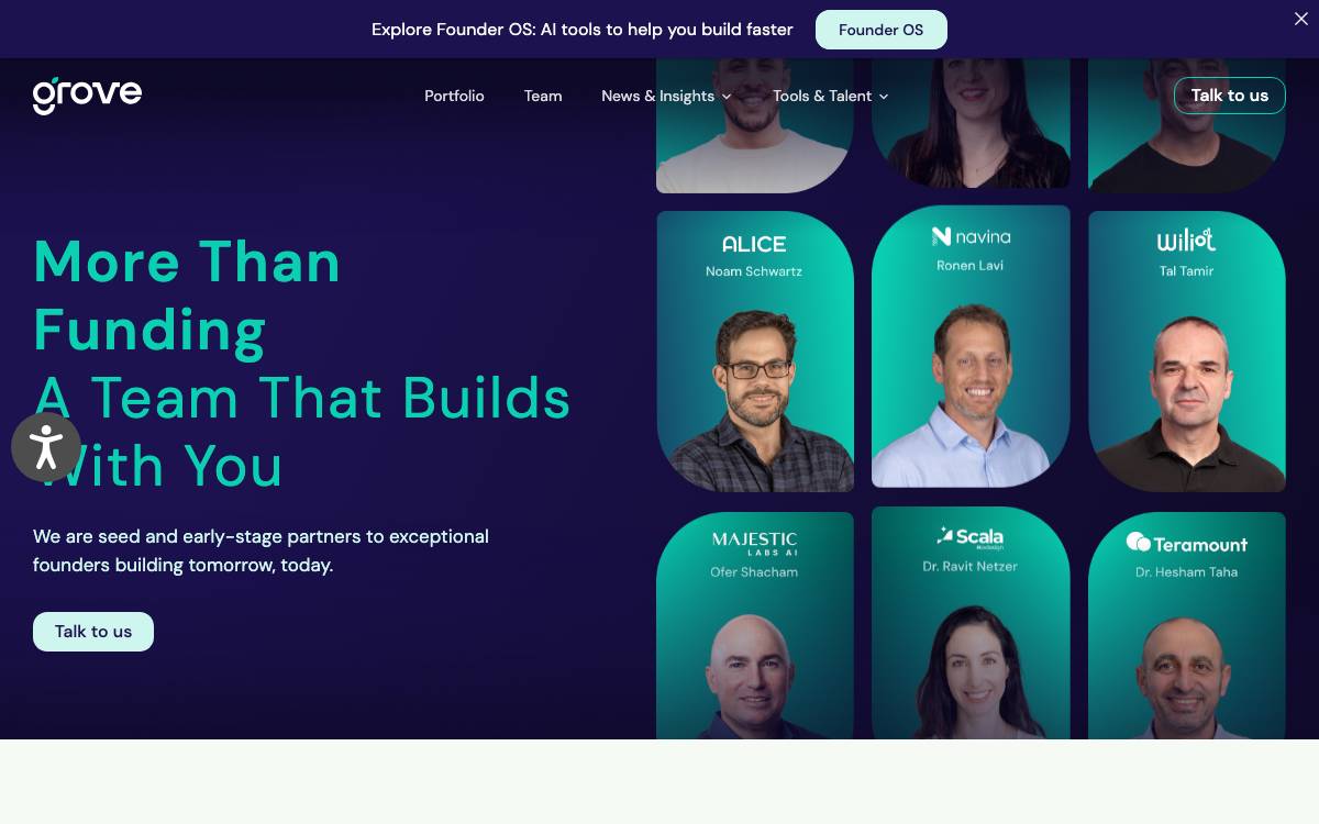 Grove Ventures website preview