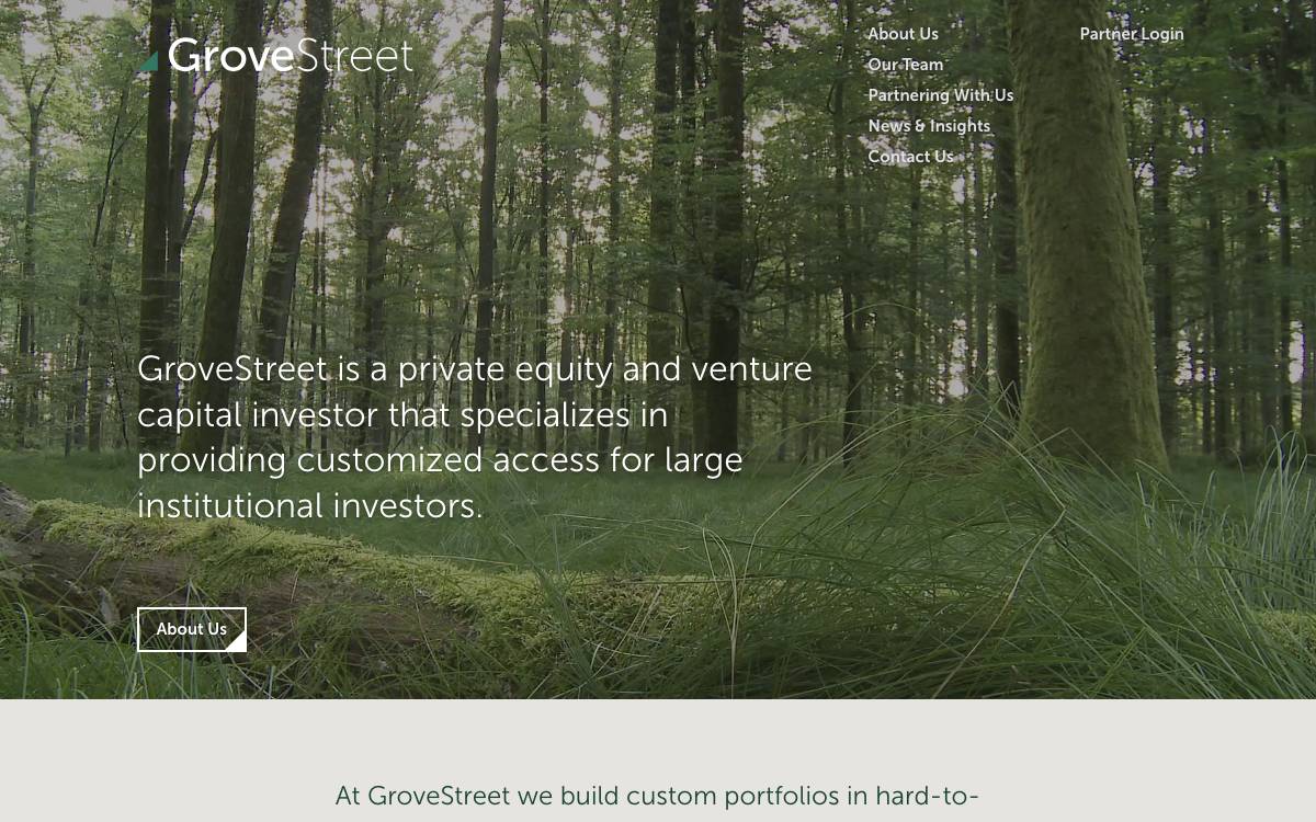 GroveStreet website preview