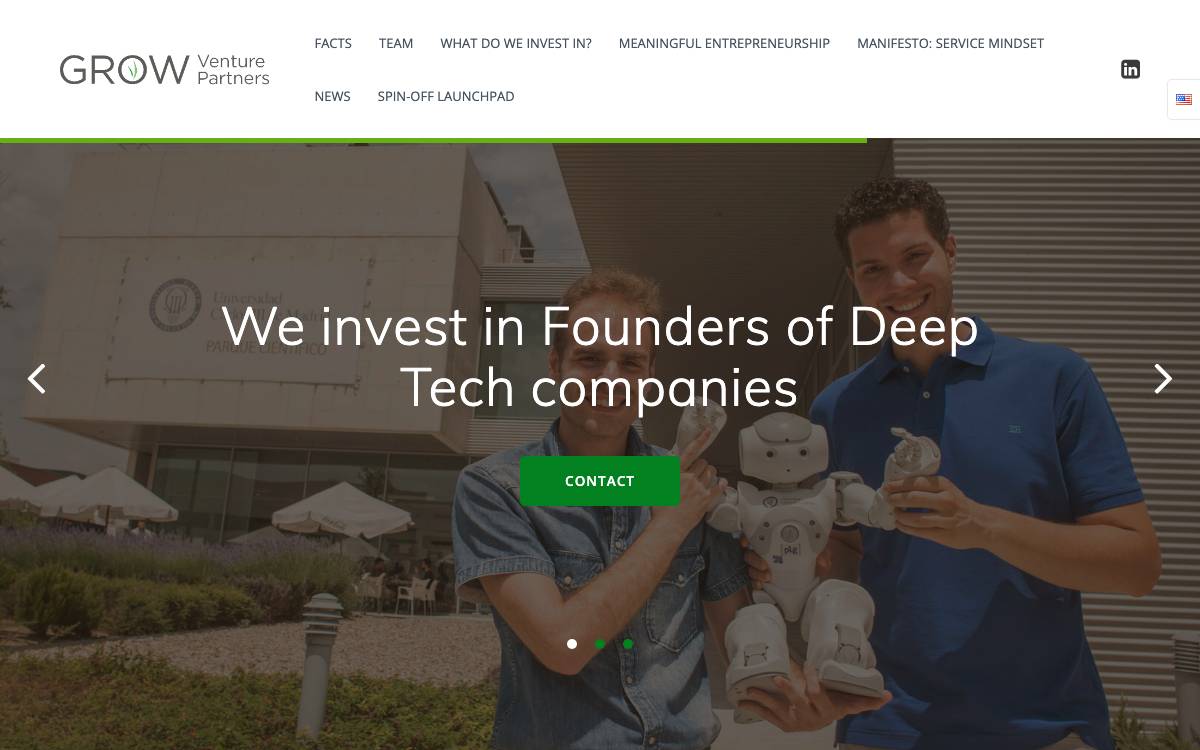Grow Venture Partners website preview