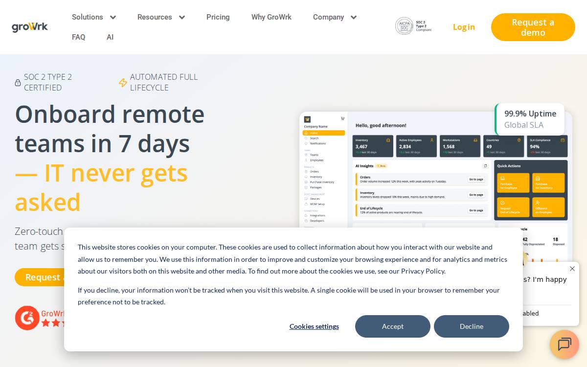 GroWrk website preview