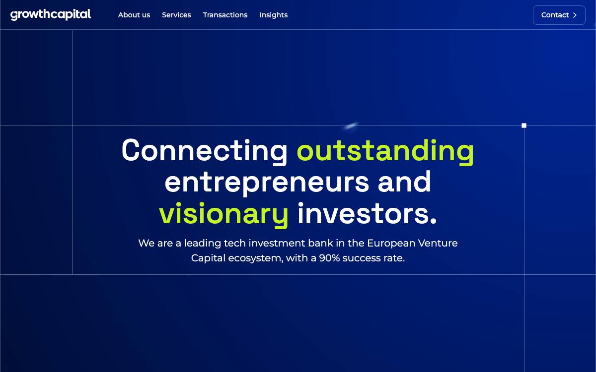 Growth Capital Srl website preview