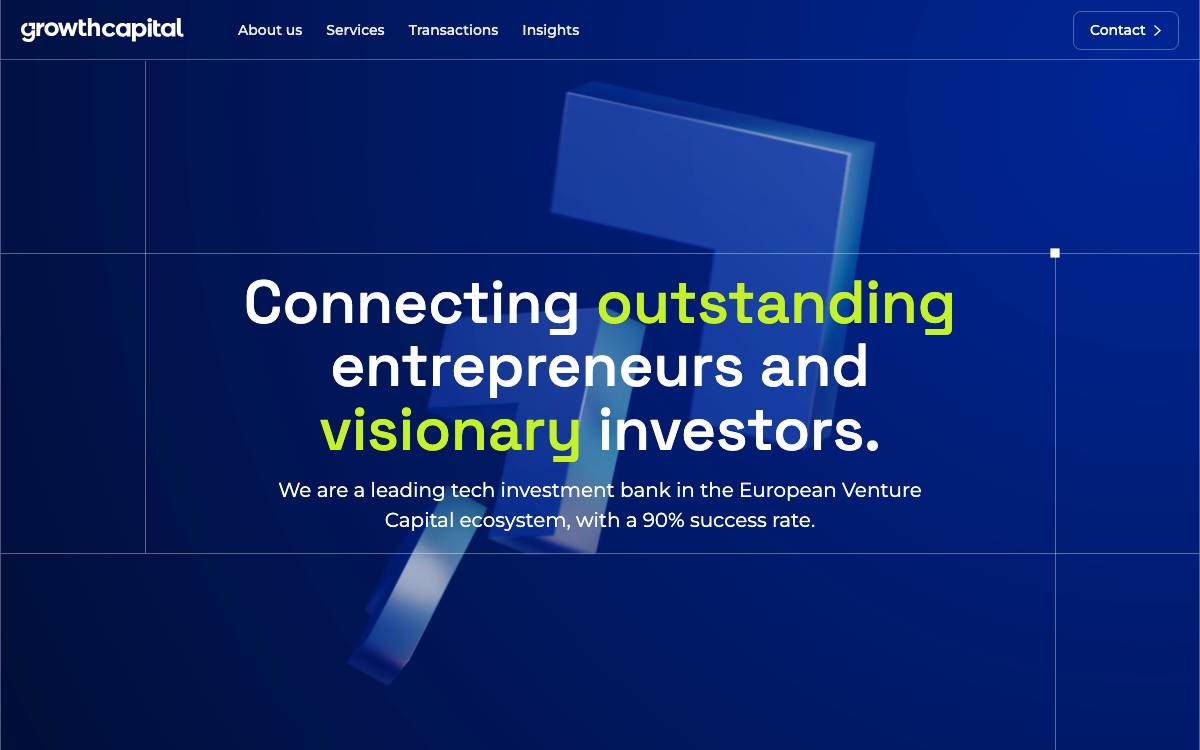 Growth Capital website preview
