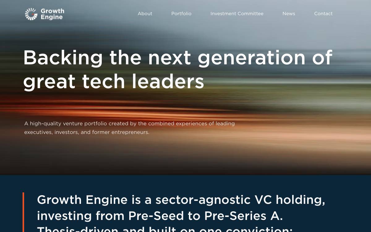 Growth Engine website preview