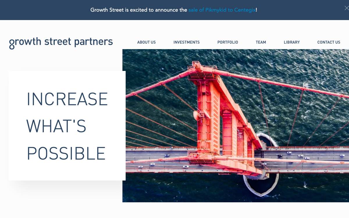 Growth Street Partners website preview