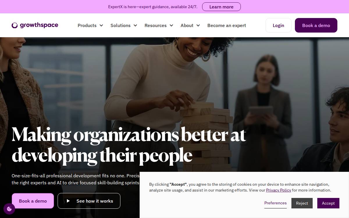 Growthspace website preview