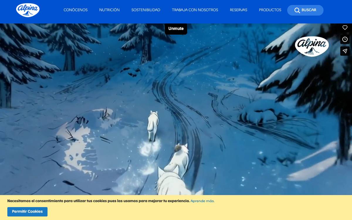 Grupo Alpina innovation platform website preview