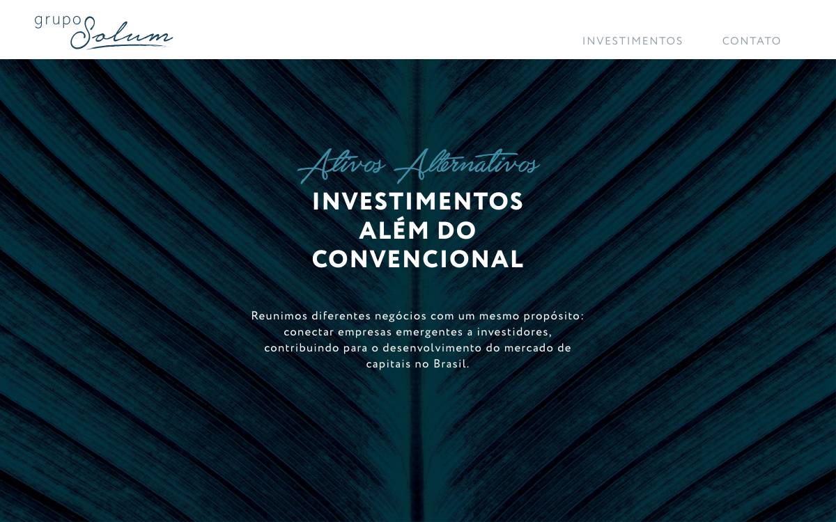 Grupo Solum website preview