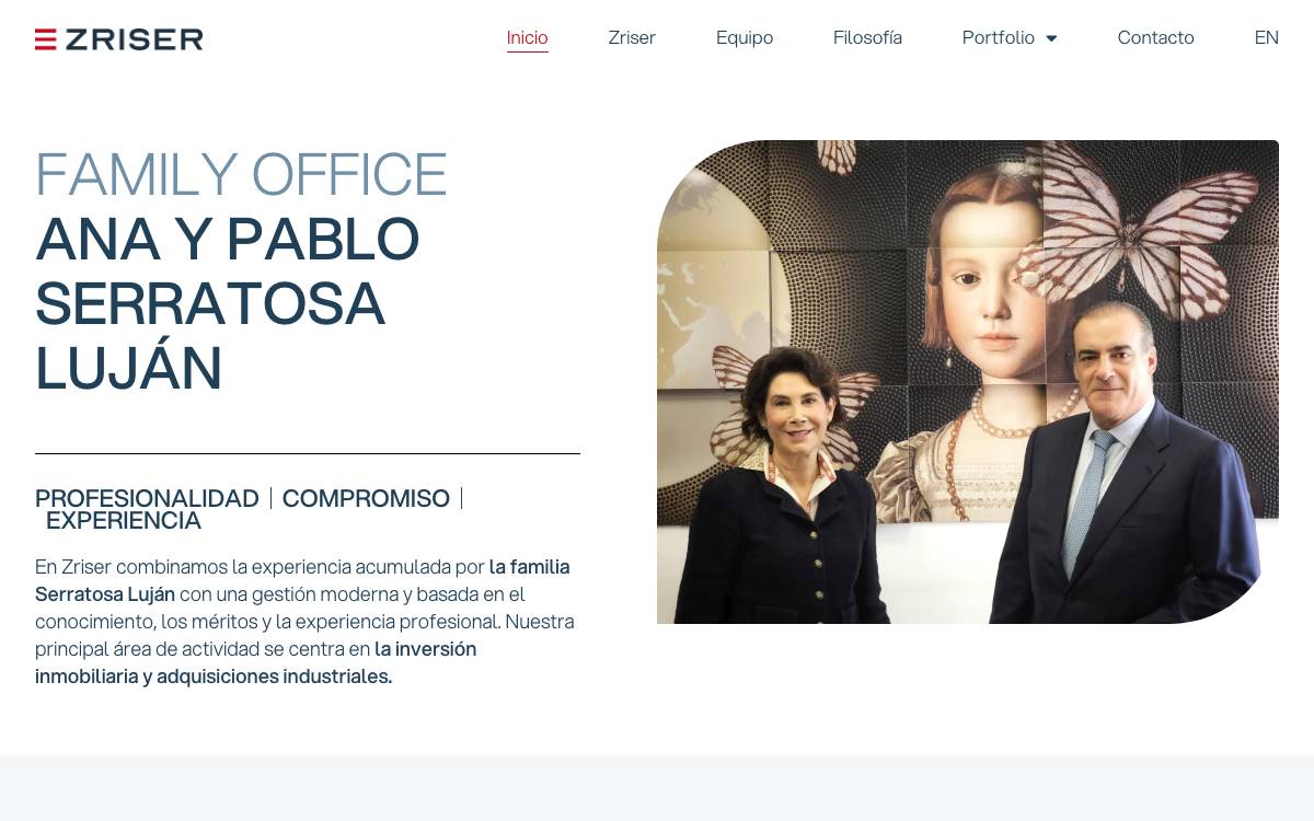 Grupo Zriser website preview