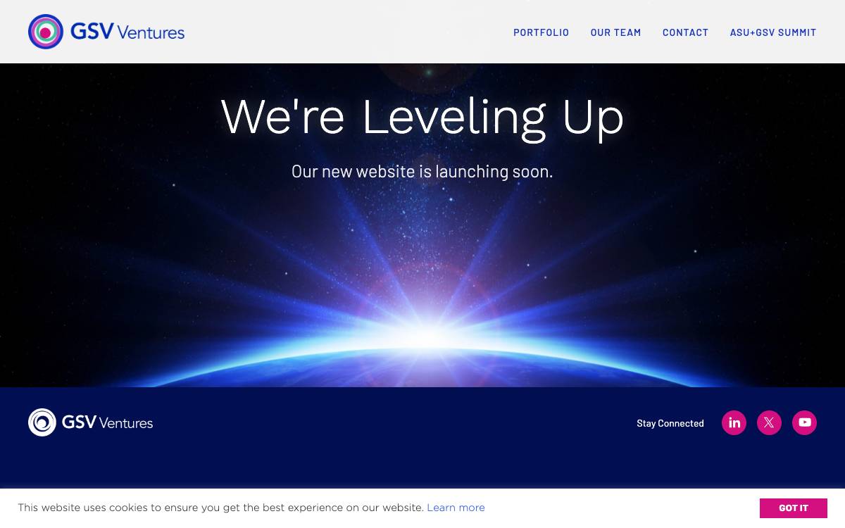 GSV Ventures website preview