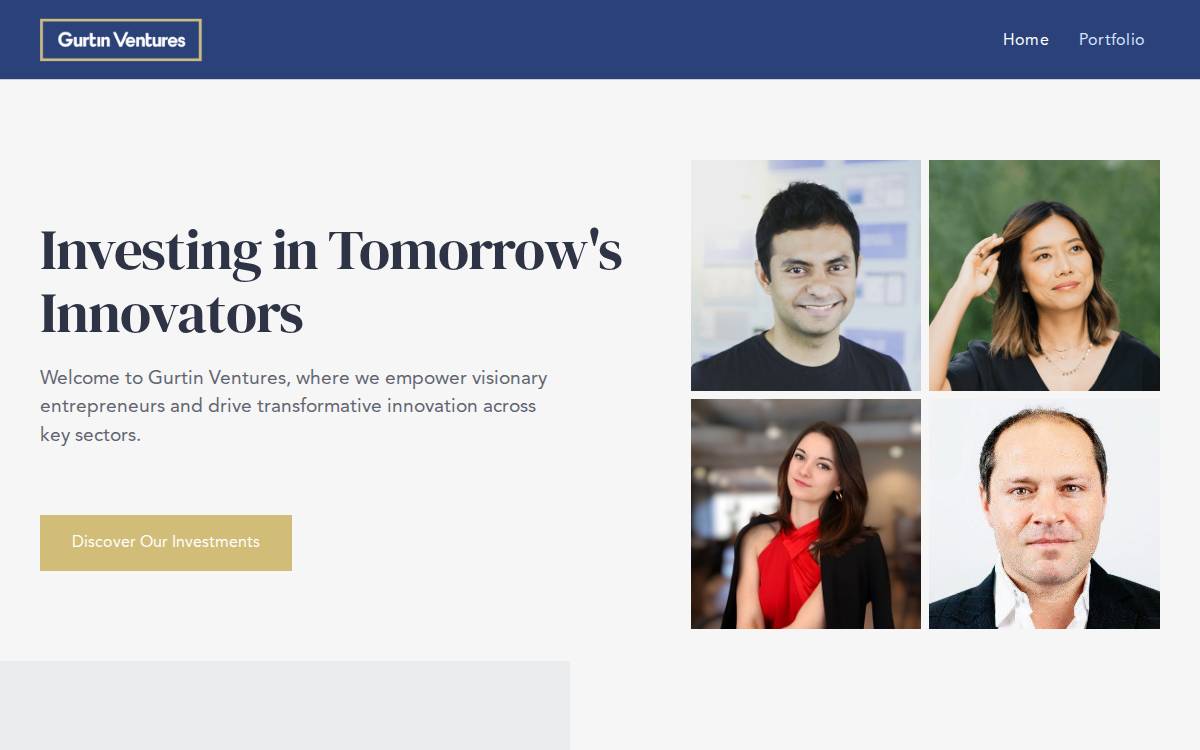 Gurtin Ventures website preview