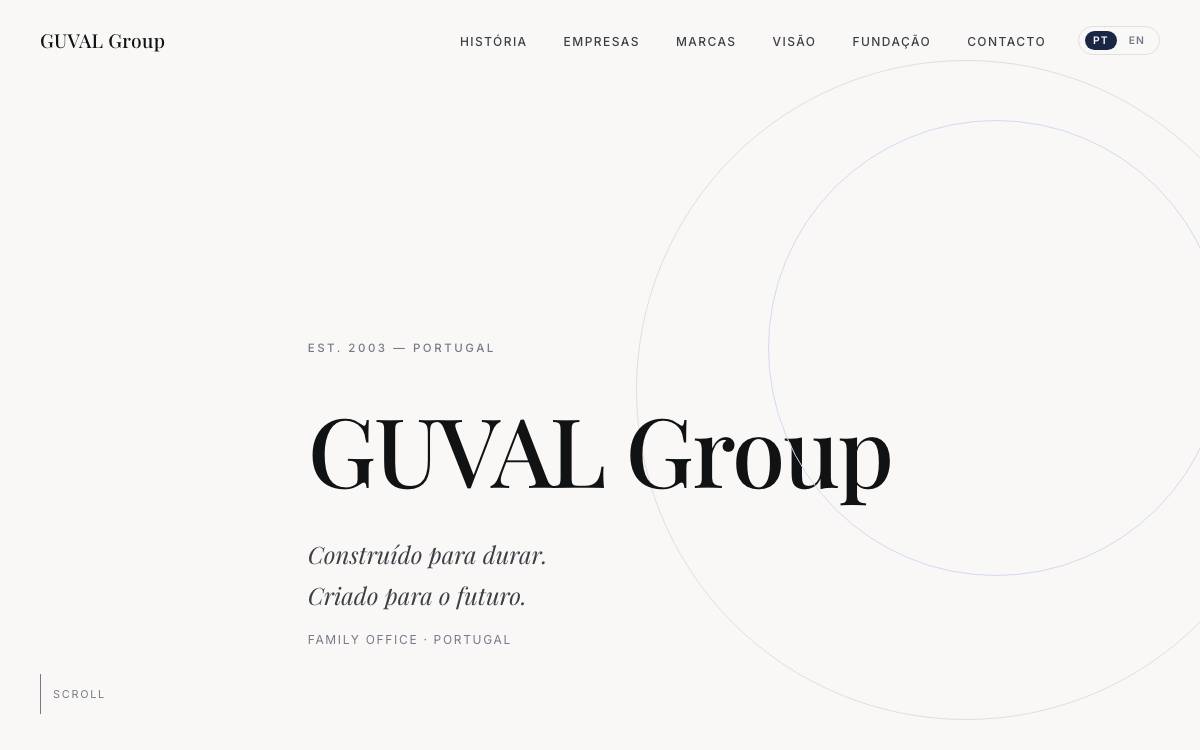 GUVAL Group website preview