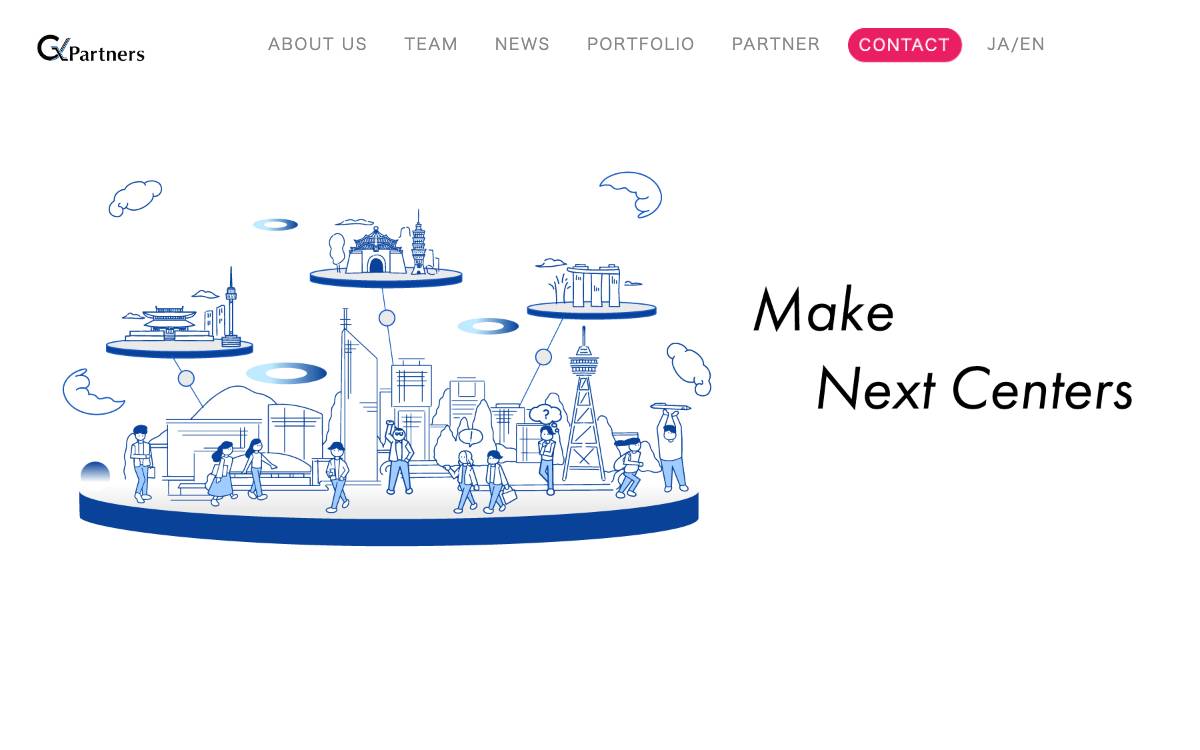 GxPartners website preview