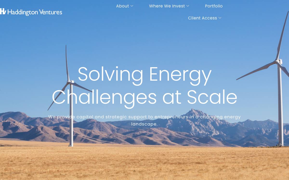 Haddington Ventures, L.L.C. website preview