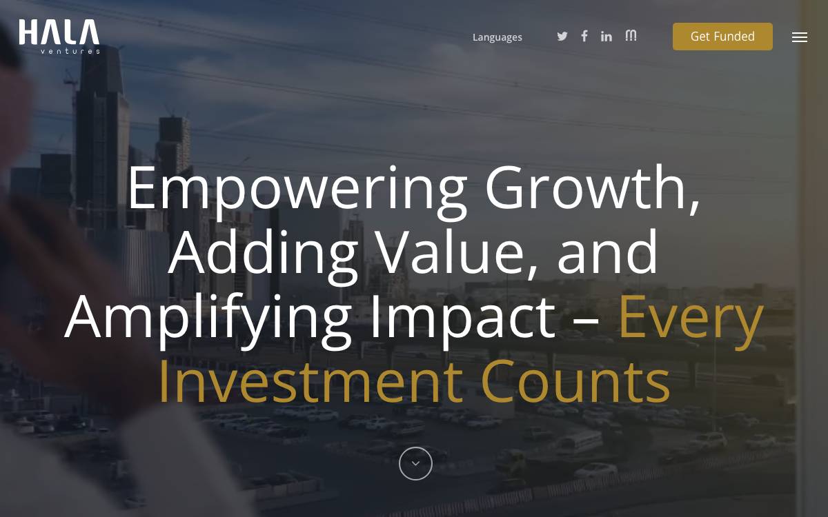 HALA Capital website preview