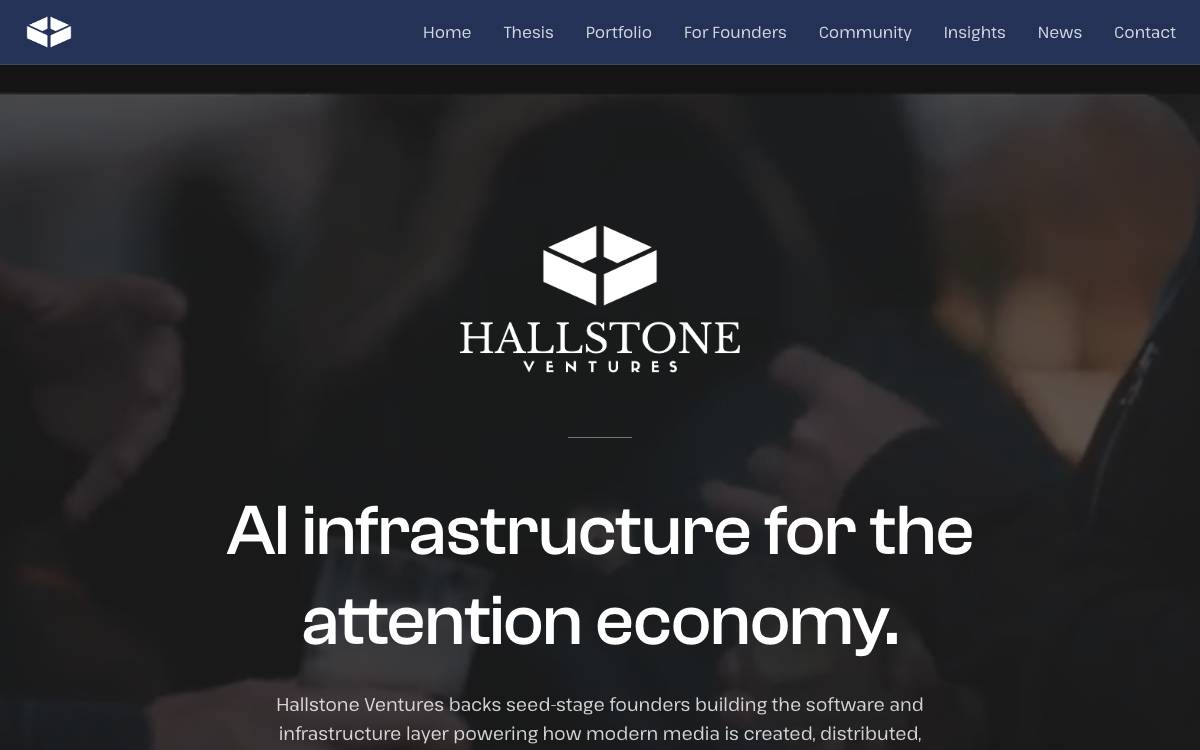 Hallstone Ventures website preview