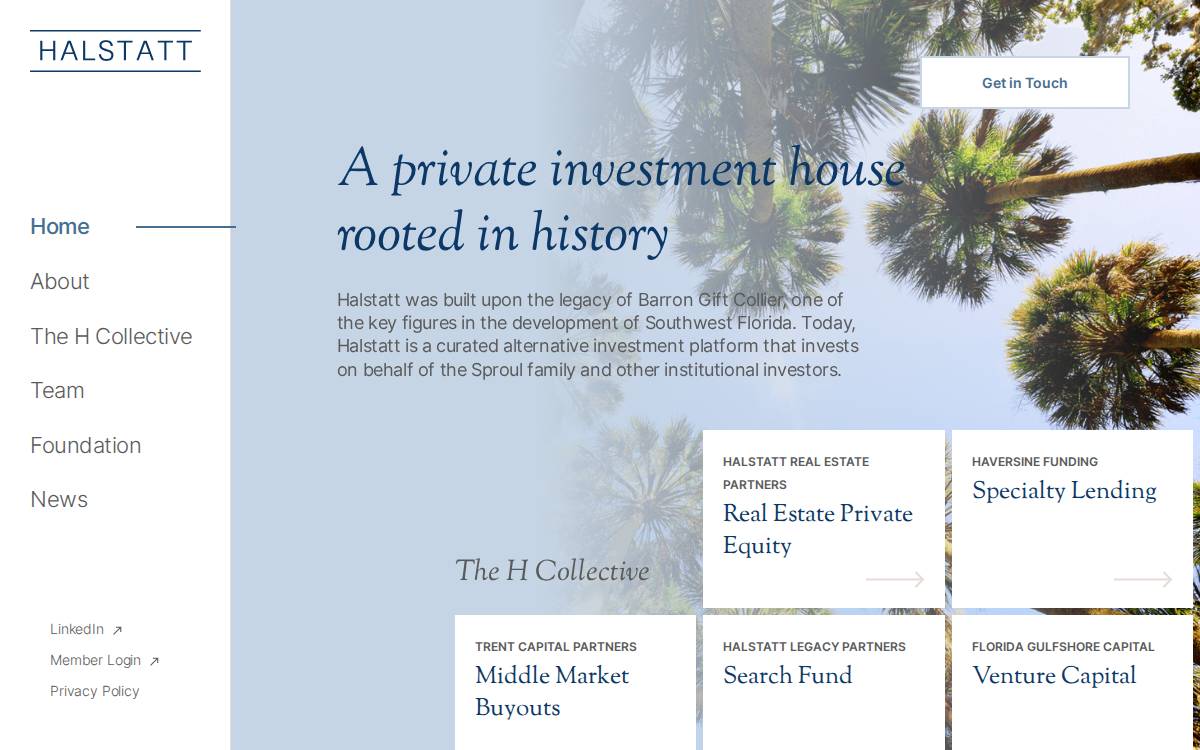 Halstatt website preview