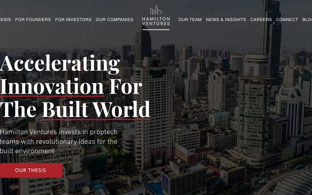 Hamilton Ventures website preview