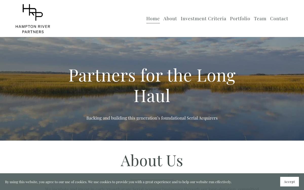 Hampton River Holdings website preview