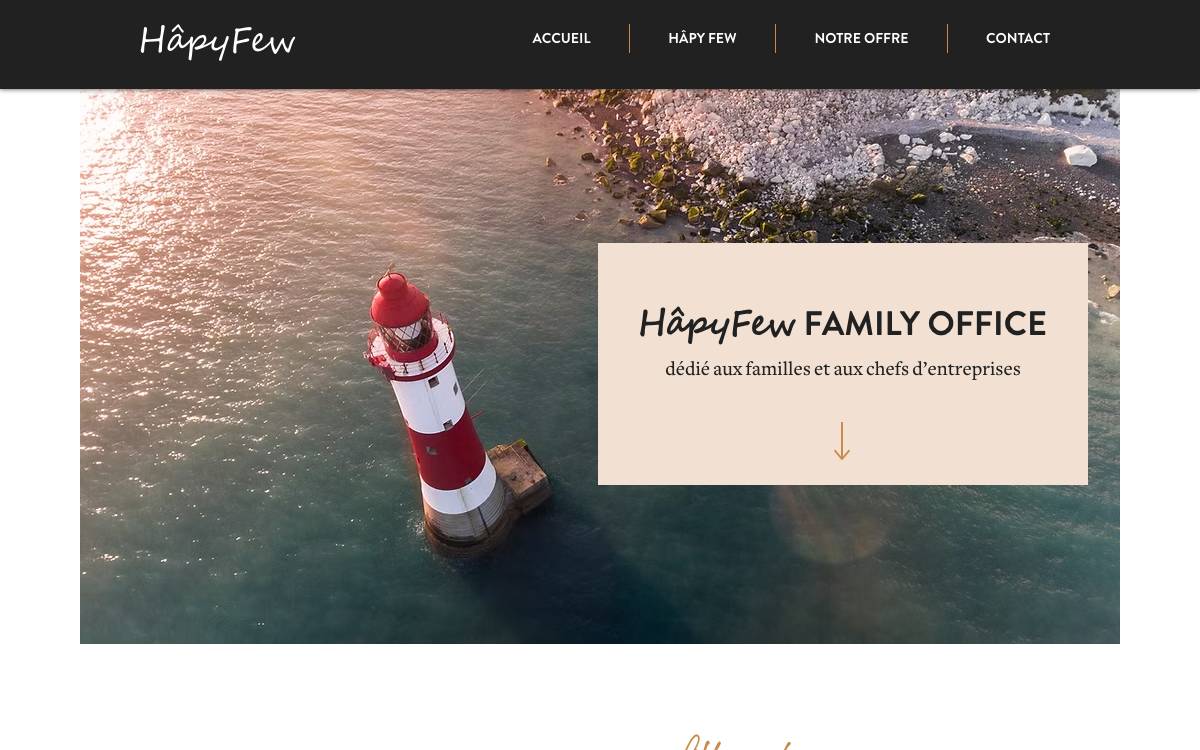 HâpyFew website preview