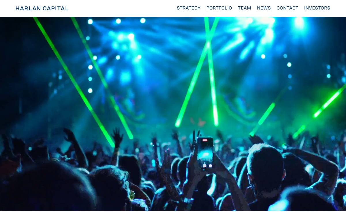 Harlan Capital Partners website preview