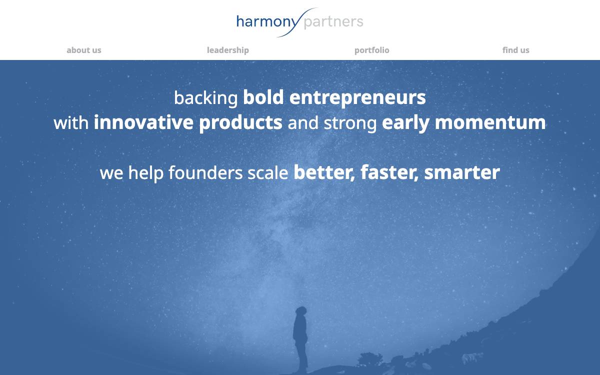 Harmony Partners website preview
