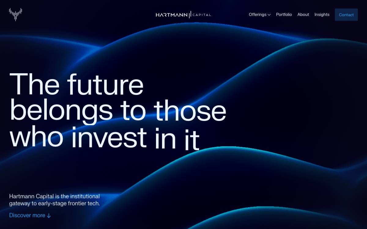 Hartmann Capital website preview
