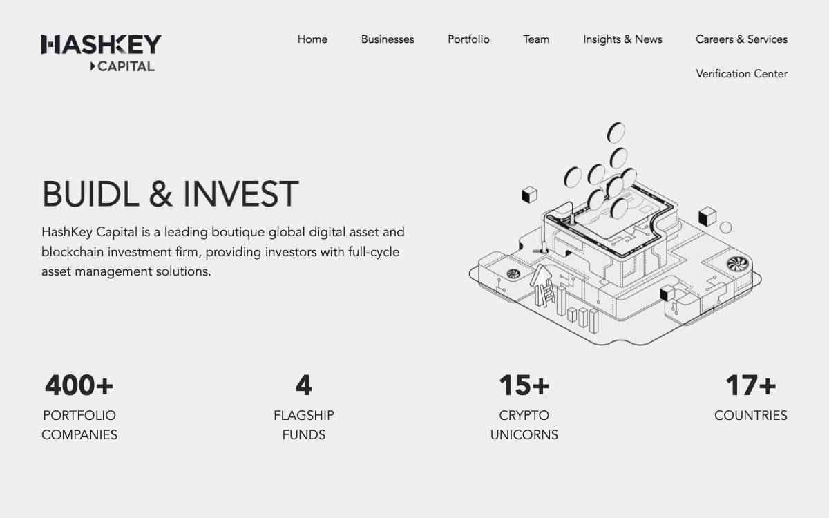 Hashkey Capital website preview