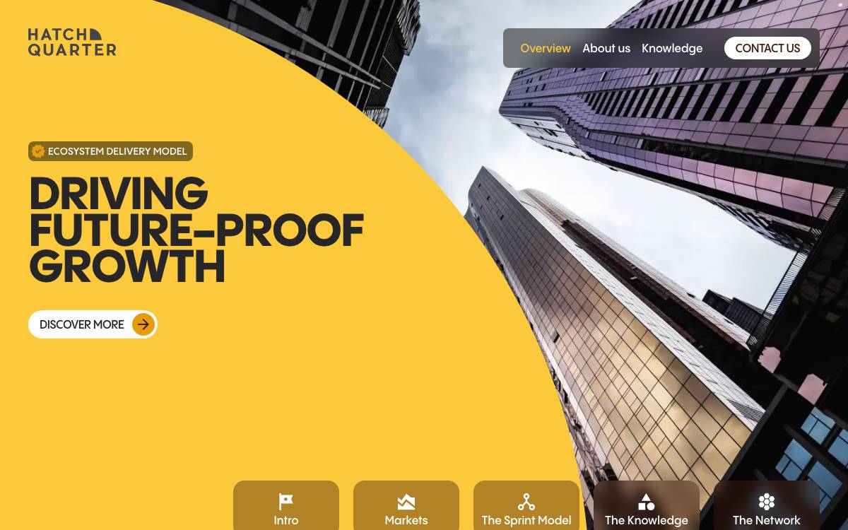 Hatch Quarter website preview